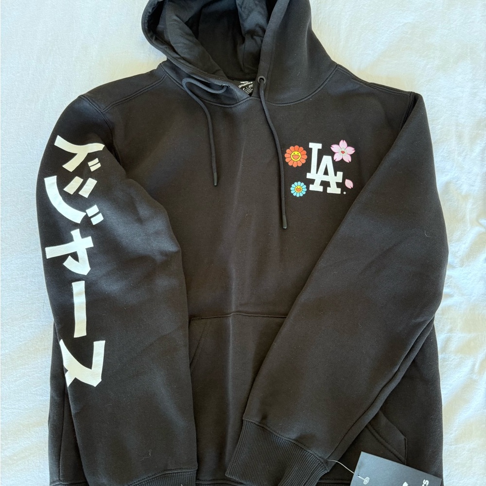 NEW LA Dodgers x Murakami Black Graphic Hoodie